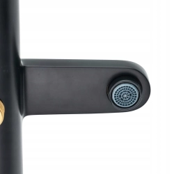 Bateria wannowa termostatyczna Icone czarna 21.3 l/min Sensea InterSKLEP