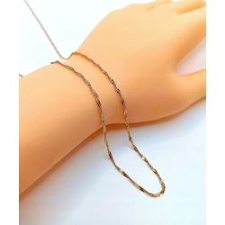 Złoty łańcuszek Singapur PR.585 W:2,95gr Dł.55,5cm InterSKLEP