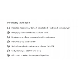 Samozamykacz Gerda GD1500 brązowy