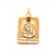 Złota zawieszka blaszka Medalik z Matką Boską PR.585 W:1,89gr InterSKLEP