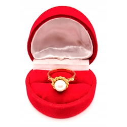 Złoty pierścionek z Perłą PR.583 W:3,36gr R.12 InterSKLEP