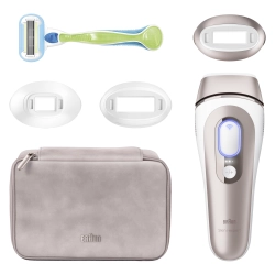 Depilator IPL Braun Skin I-expert Smart, zestaw x3 nasadki, filtr UV