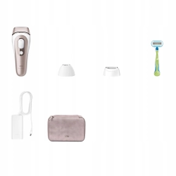 Depilator IPL Braun Skin I-expert Smart, zestaw x3 nasadki, filtr UV