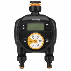 Fiskars sterownik nawadniania podwójny programator elektroniczny wody