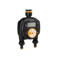 Fiskars sterownik nawadniania podwójny programator elektroniczny wody