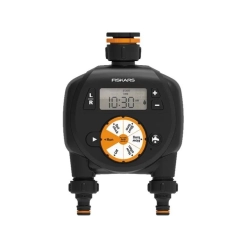 Fiskars sterownik nawadniania podwójny programator elektroniczny wody