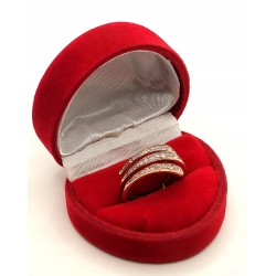 Złoty pierścionek z Cyrkoniami PR.375 W:3,95gr R.15 InterSKLEP