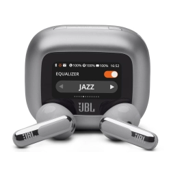 Słuchawki douszne JBL Live Flex 3 Srebrny NOWE OKAZJA