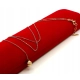 Złoty łańcuszek krawatka z kulką Pr.585 W:1,59gr Dł:42-45cm + 6,5cm