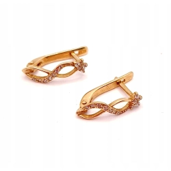 Złote kolczyki Nieskończoność PR.375 W:1,94gr InterSKLEP