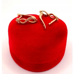 Złote kolczyki Nieskończoność PR.375 W:1,94gr InterSKLEP