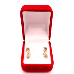 Złote kolczyki Nieskończoność PR.375 W:1,94gr InterSKLEP