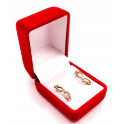 Złote kolczyki Nieskończoność PR.375 W:1,94gr InterSKLEP