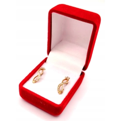 Złote kolczyki Nieskończoność PR.375 W:1,94gr InterSKLEP