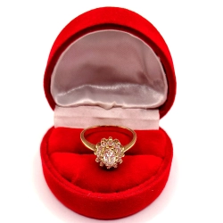 Złoty pierścionek z Cyrkoniami PR.585 W:3,52gr R.14 InterSKLEP