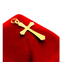 Złota zawieszka Krzyżyk PR.585 W:0,32gr InterSKLEP