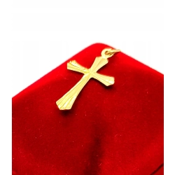 Złota zawieszka Krzyżyk PR.585 W:0,32gr InterSKLEP
