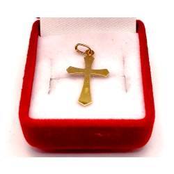 Złota zawieszka Krzyżyk PR.585 W:0,32gr InterSKLEP