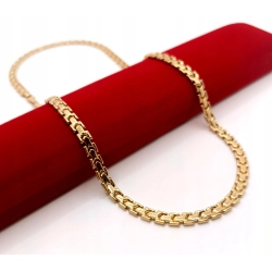 Złoty łańcuszek naszyjnik YES Pr.333 W:13,95gr Dł:50cm szer:5mm