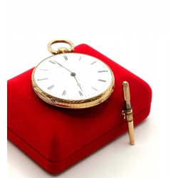 Złoty zegarek kieszonkowy Czapecki i Pateck Pr.750 W:53gr XIX WIEK