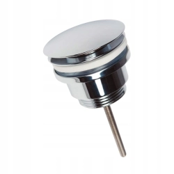 JANO S2059 KOREK UMYWALKOWY KLIK KLAK CHROM MOSIĘŻNY UNIWERSALNY