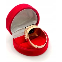 Złoty sygnet męski z Onyksem PR.583 W:12,62gr R.33 InterSKLEP