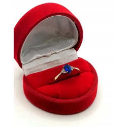 Złoty pierścionek z Cyrkoniami PR.585 W:1,98gr R.11 InterSKLEP