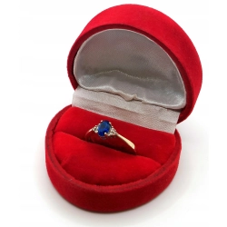 Złoty pierścionek z Cyrkoniami PR.585 W:1,98gr R.11 InterSKLEP