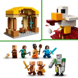 LEGO Minecraft Atak balonowego Ghasta na wioskę 21273 InterSKLEP