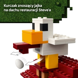 LEGO Minecraft Atak balonowego Ghasta na wioskę 21273 InterSKLEP