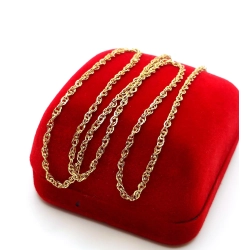 Złoty łańcuszek Kręcony PR.585 W:1,31gr Dł.46,5cm InterSKLEP