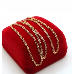 Złoty łańcuszek Kręcony PR.585 W:1,31gr Dł.46,5cm InterSKLEP