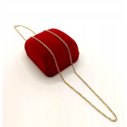 Złoty łańcuszek Kręcony PR.585 W:1,31gr Dł.46,5cm InterSKLEP