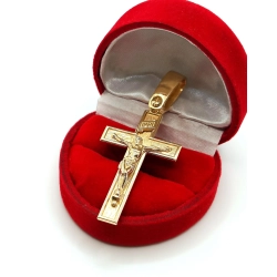 Złota zawieszka Krzyż z Chrystusem PR.585 W:9,52gr InterSKLEP