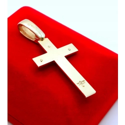 Złota zawieszka Krzyż z Chrystusem PR.585 W:9,52gr InterSKLEP