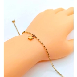 Złota bransoletka z Gwiazdką PR.750 W:3,04gr Dł.25,5cm InterSKLEP