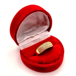 Złoty pierścionek z Cyrkoniami PR.585 W:3,60gr R.19 InterSKLEP