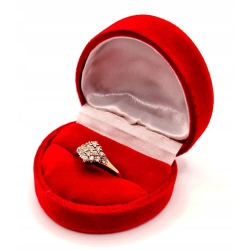 Złoty pierścionek z Cyrkoniami PR.585 W:1,45gr R.17 InterSKLEP