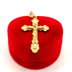 Złota zawieszka Krzyż z Chrystusem PR.583 W:3,03gr InterSKLEP