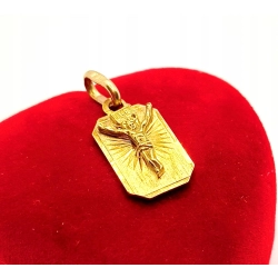 Złota zawieszka medalik z Chrystusem PR.583 W:2,07gr InterSKLEP