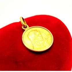 Złota zawieszka medalik z Maryją PR.750 W:2,88gr InterSKLEP