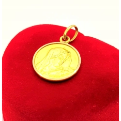 Złota zawieszka medalik z Maryją PR.750 W:2,88gr InterSKLEP