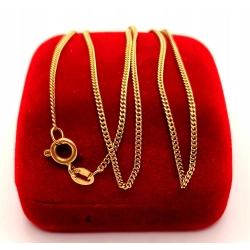 Złoty łańcuszek Pancerka WARMET PR.585 W:3,22gr Dł.48cm InterSKLEP