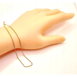 Złoty łańcuszek Pancerka PR.750 W:3,49gr Dł.61cm InterSKLEP