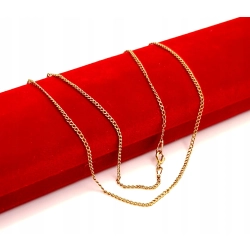 Złoty łańcuszek Pancerka PR.585 W:1,24gr Dł.53cm InterSKLEP