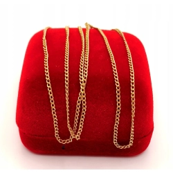 Złoty łańcuszek Pancerka PR.585 W:1,24gr Dł.53cm InterSKLEP