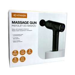 Hykker Pistolet do masażu 6 wymiennych głowic