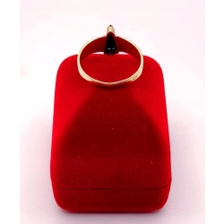 Złoty pierścionek z Onyksem PR.583 W:2,52gr R.16 InterSKLEP