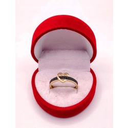 Złoty pierścionek Serce PR.585 W:2,20gr R.17 InterSKLEP