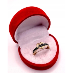 Złoty pierścionek Serce PR.585 W:2,20gr R.17 InterSKLEP